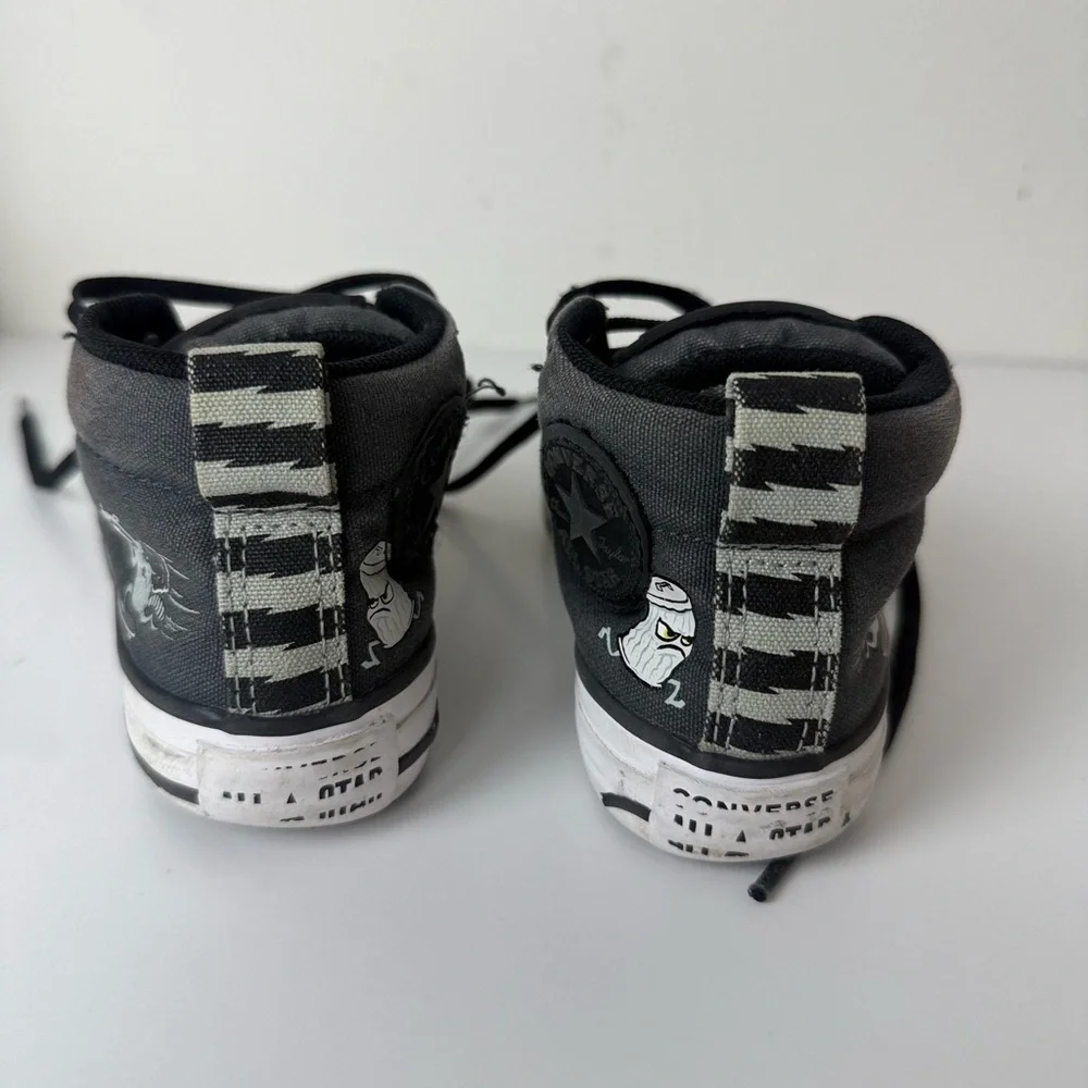 Converse Black and White‎ High-Top Sneakers